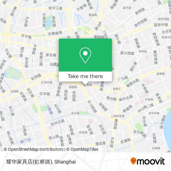 耀华家具店(虹桥路) map