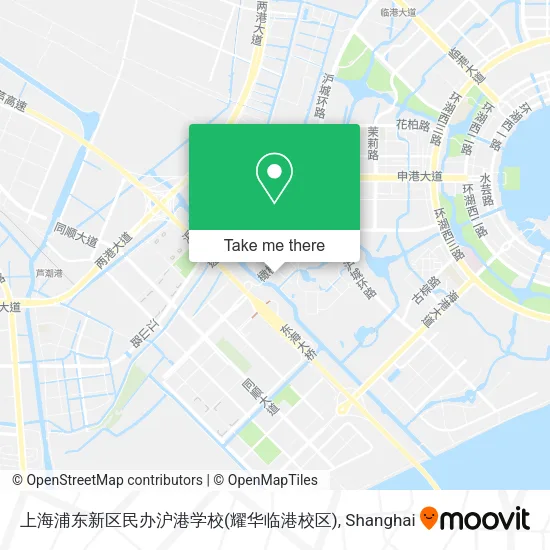 上海浦东新区民办沪港学校(耀华临港校区) map