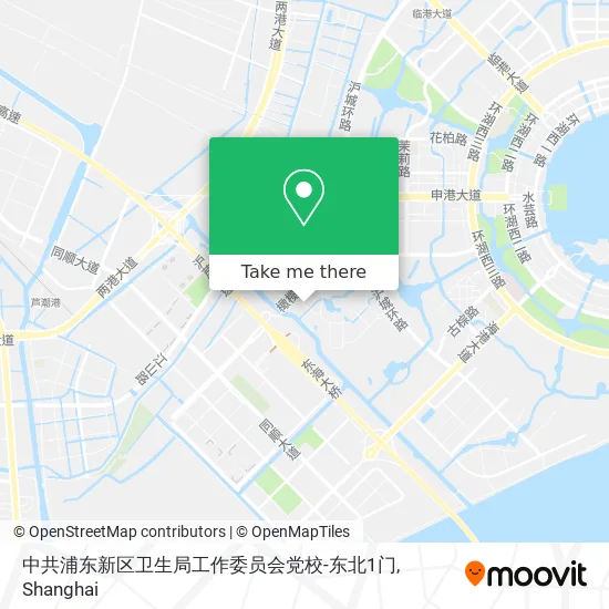 中共浦东新区卫生局工作委员会党校-东北1门 map