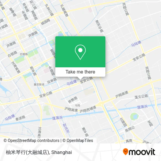 柚米琴行(大融城店) map