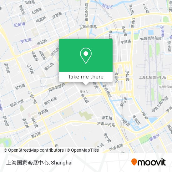 上海国家会展中心 map