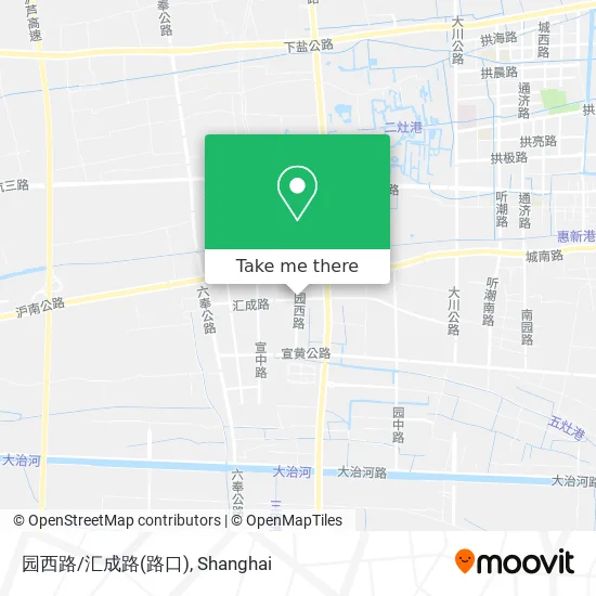 园西路/汇成路(路口) map