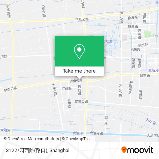 S122/园西路(路口) map