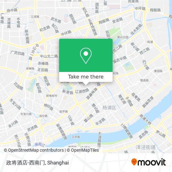 政将酒店-西南门 map