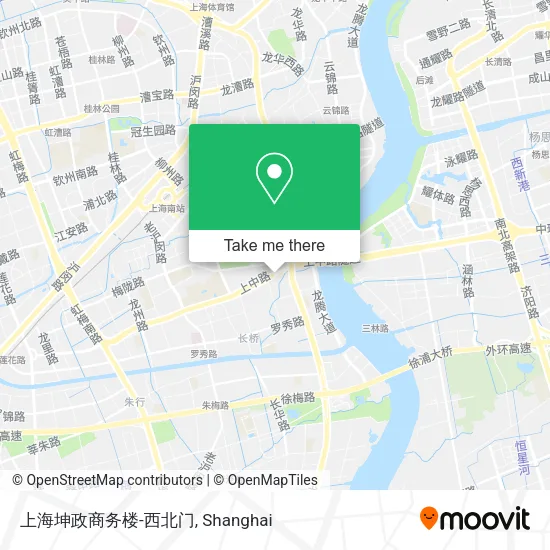 上海坤政商务楼-西北门 map