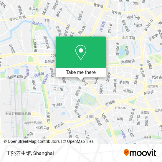 正熙养生馆 map