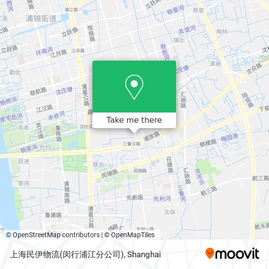 上海民伊物流(闵行浦江分公司) map