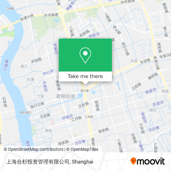 上海合杉投资管理有限公司 map