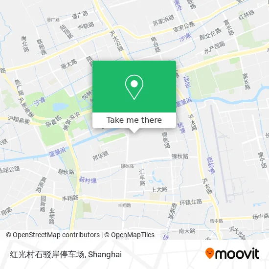 红光村石驳岸停车场 map