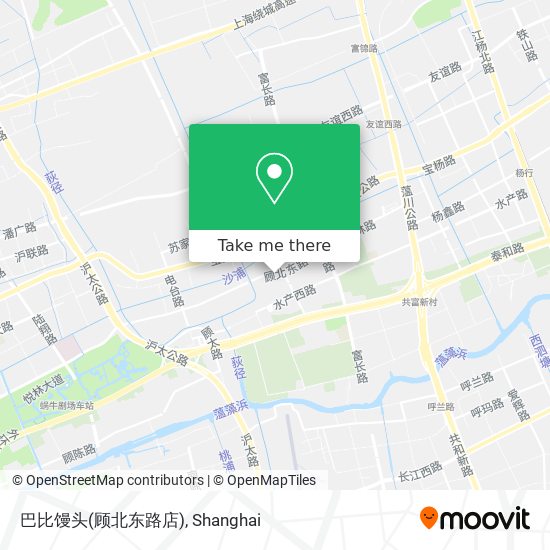 巴比馒头(顾北东路店) map