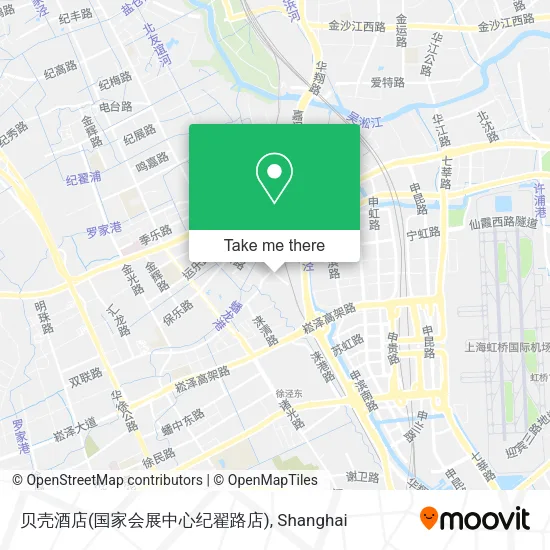 贝壳酒店(国家会展中心纪翟路店) map