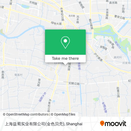 上海益蜀实业有限公司(金色贝壳) map