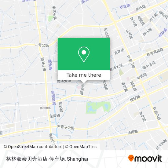 格林豪泰贝壳酒店-停车场 map