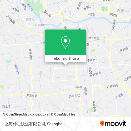 上海传志快运有限公司 map