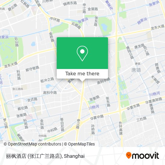 丽枫酒店 (张江广兰路店) map