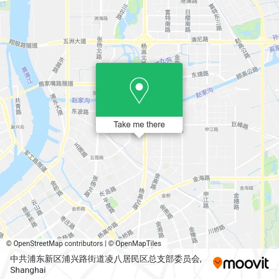 中共浦东新区浦兴路街道凌八居民区总支部委员会 map