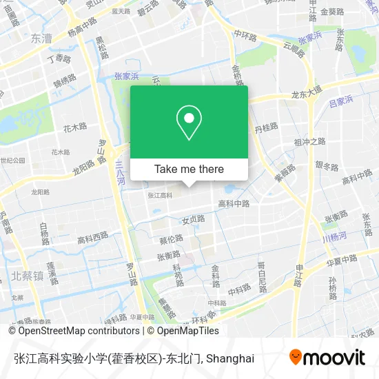 张江高科实验小学(藿香校区)-东北门 map