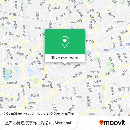 上海杰格建筑装饰工程公司 map