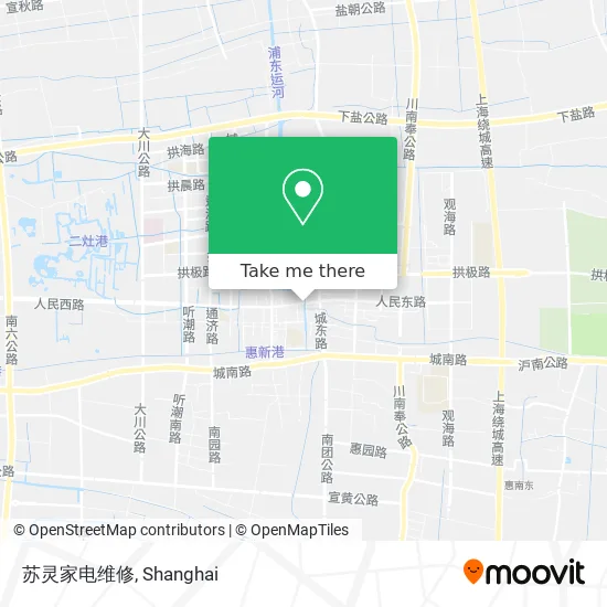 苏灵家电维修 map
