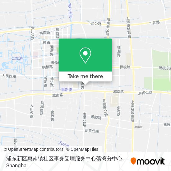浦东新区惠南镇社区事务受理服务中心荡湾分中心 map