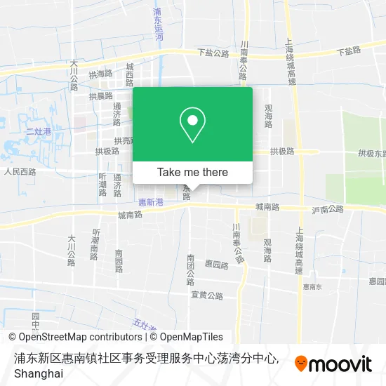 浦东新区惠南镇社区事务受理服务中心荡湾分中心 map
