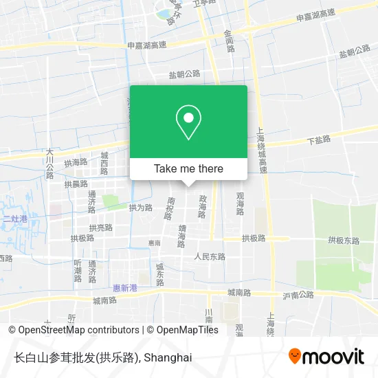 长白山参茸批发(拱乐路) map