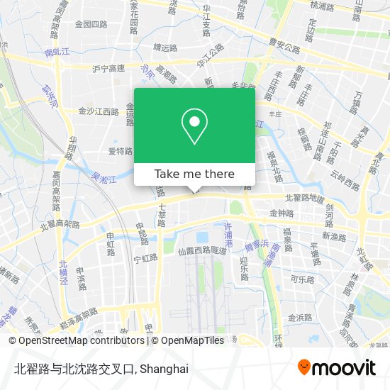 北翟路与北沈路交叉口 map