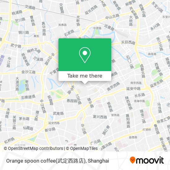Orange spoon coffee(武定西路店) map