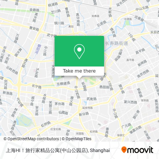 上海HI！旅行家精品公寓(中山公园店) map