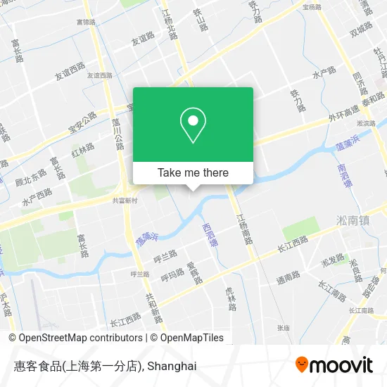 惠客食品(上海第一分店) map