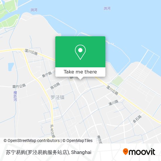 苏宁易购(罗泾易购服务站店) map