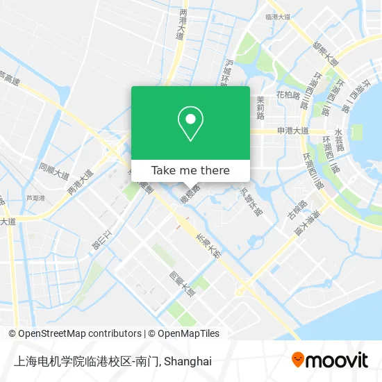 上海电机学院临港校区-南门 map