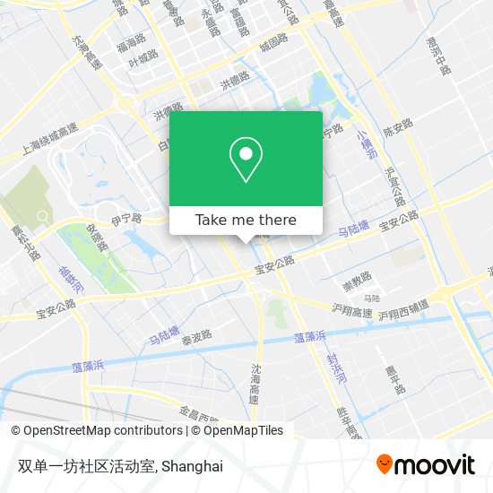 双单一坊社区活动室 map