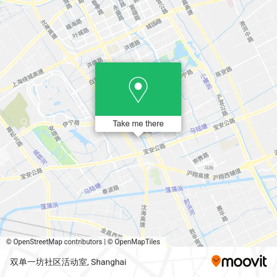 双单一坊社区活动室 map