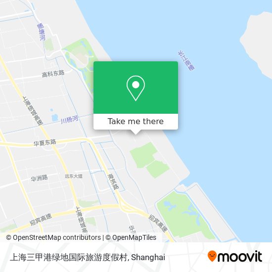 上海三甲港绿地国际旅游度假村 map