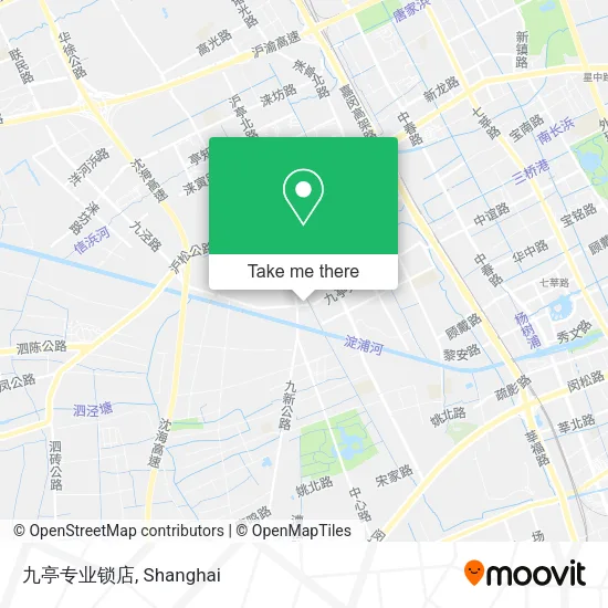 九亭专业锁店 map
