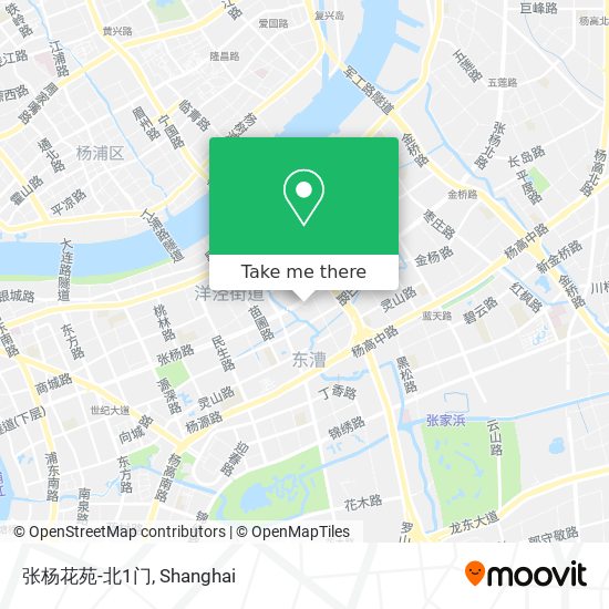 张杨花苑-北1门 map
