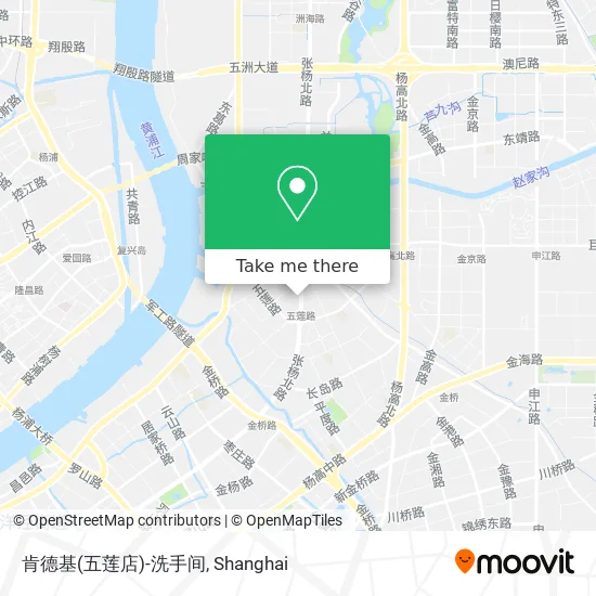 肯德基(五莲店)-洗手间 map