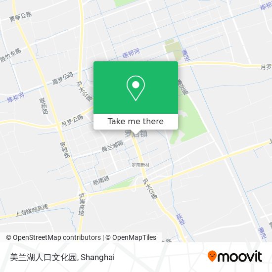 美兰湖人口文化园 map
