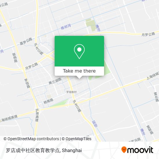 罗店成中社区教育教学点 map