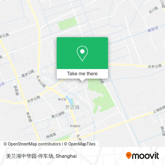 美兰湖中华园-停车场 map