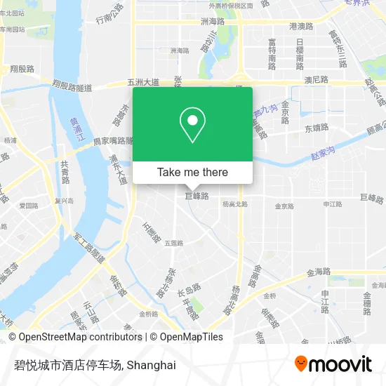 碧悦城市酒店停车场 map