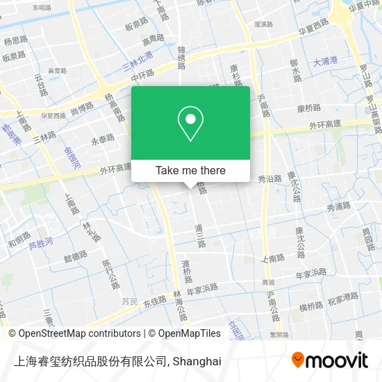 上海睿玺纺织品股份有限公司 map
