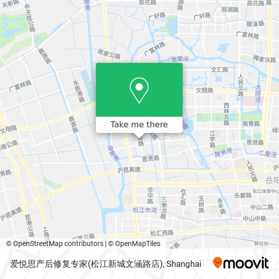 爱悦思产后修复专家(松江新城文涵路店) map
