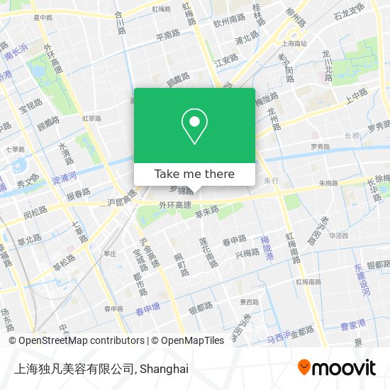 上海独凡美容有限公司 map