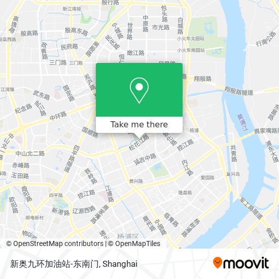 新奥九环加油站-东南门 map