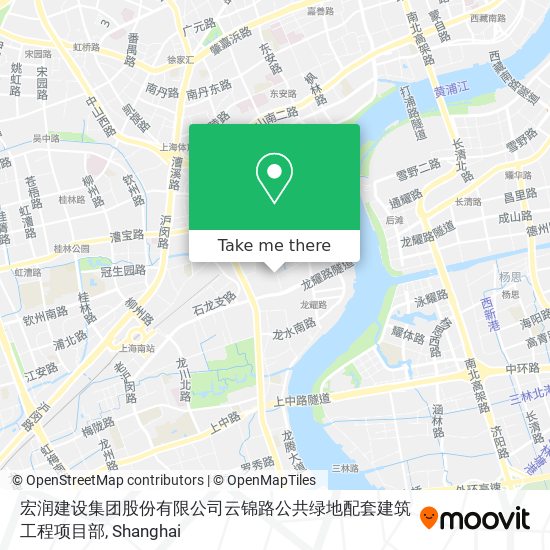 宏润建设集团股份有限公司云锦路公共绿地配套建筑工程项目部 map