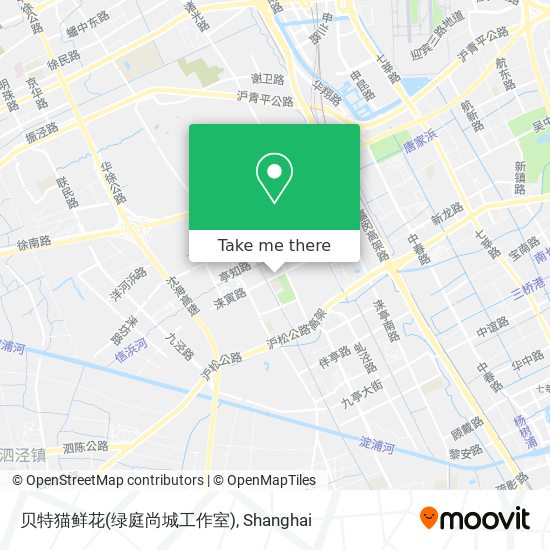贝特猫鲜花(绿庭尚城工作室) map