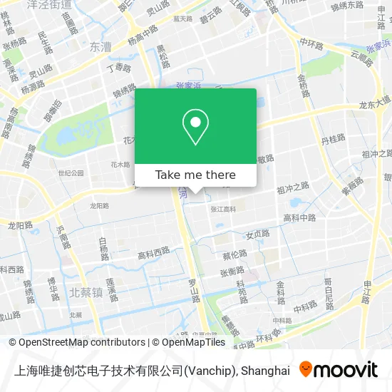 上海唯捷创芯电子技术有限公司(Vanchip) map