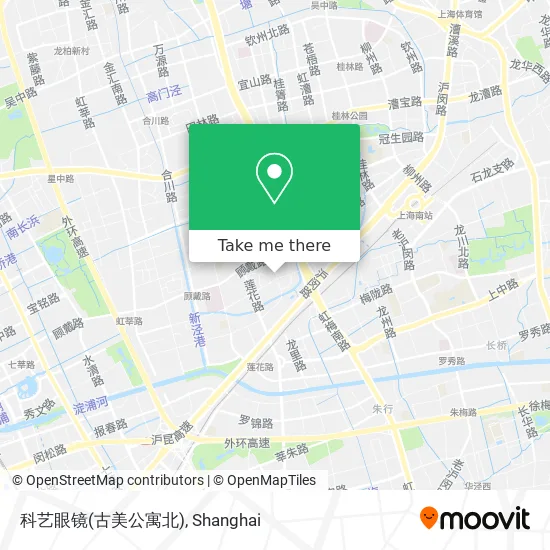 科艺眼镜(古美公寓北) map